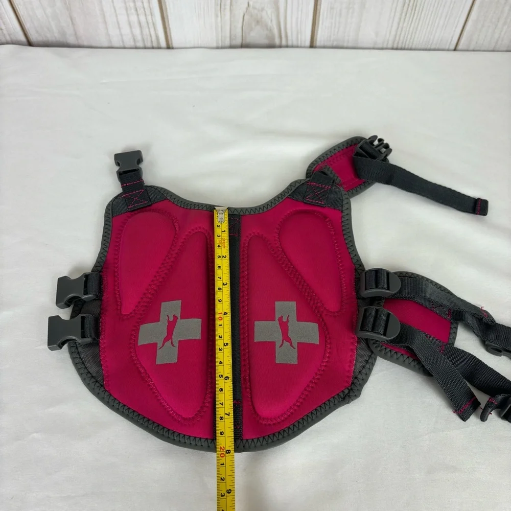 Top Paw Dog Floatation Aid Device Neoprene Life Jacket Pink X-Small 5-15 lbs